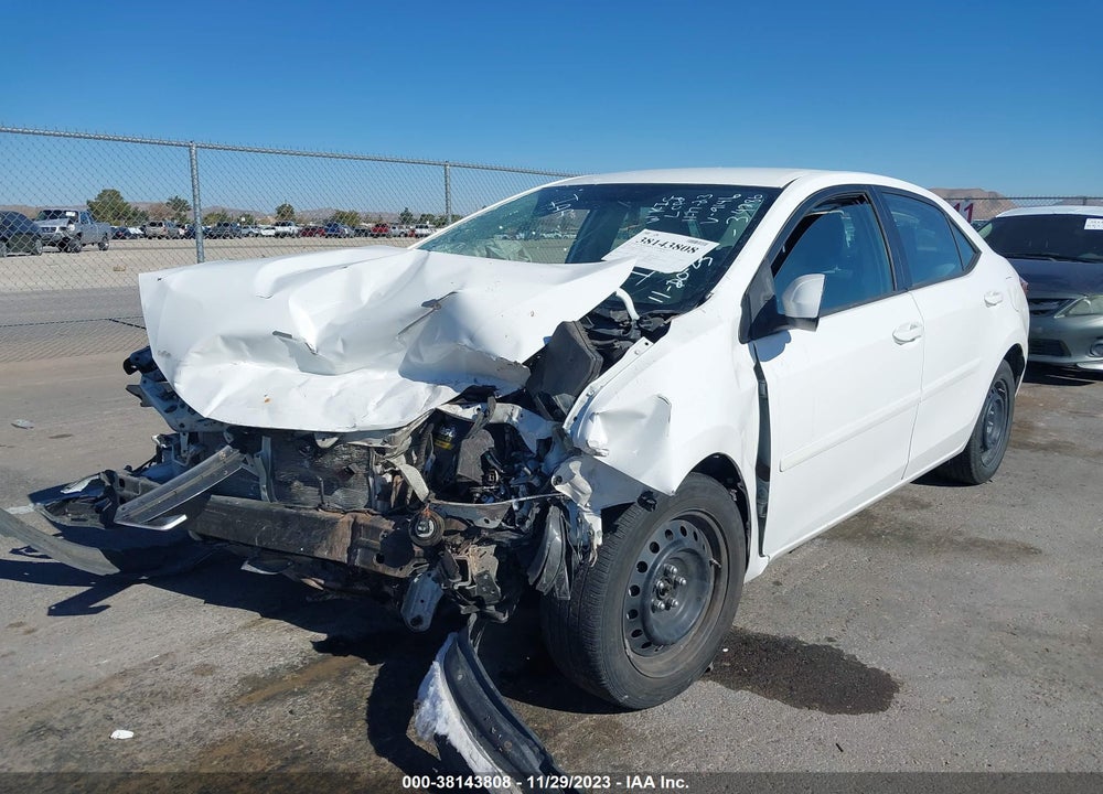 2016 TOYOTA COROLLA LE VIN: 2T1BURHE1GC609146