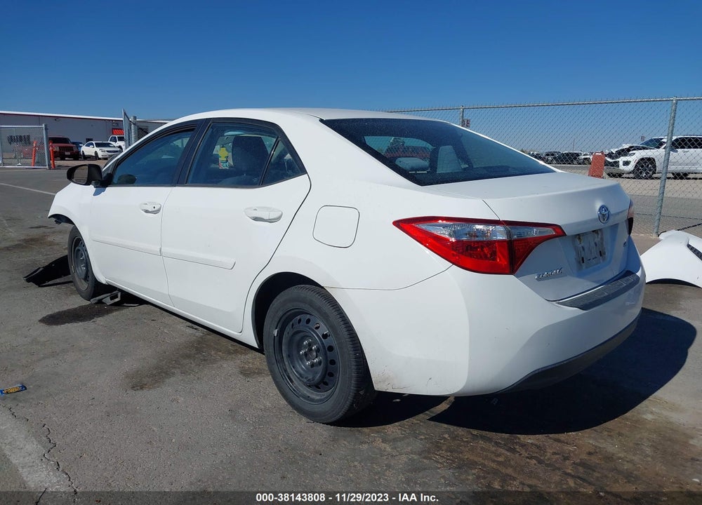 2016 TOYOTA COROLLA LE VIN: 2T1BURHE1GC609146