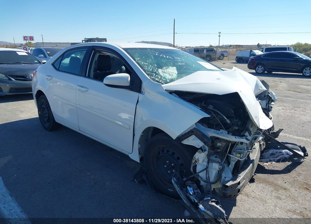 2016 TOYOTA COROLLA LE VIN: 2T1BURHE1GC609146