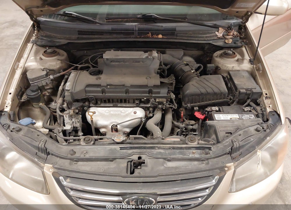 2009 KIA SPECTRA VIN: KNAFE221195665838