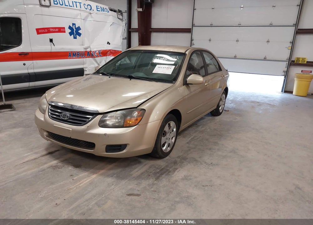 2009 KIA SPECTRA VIN: KNAFE221195665838