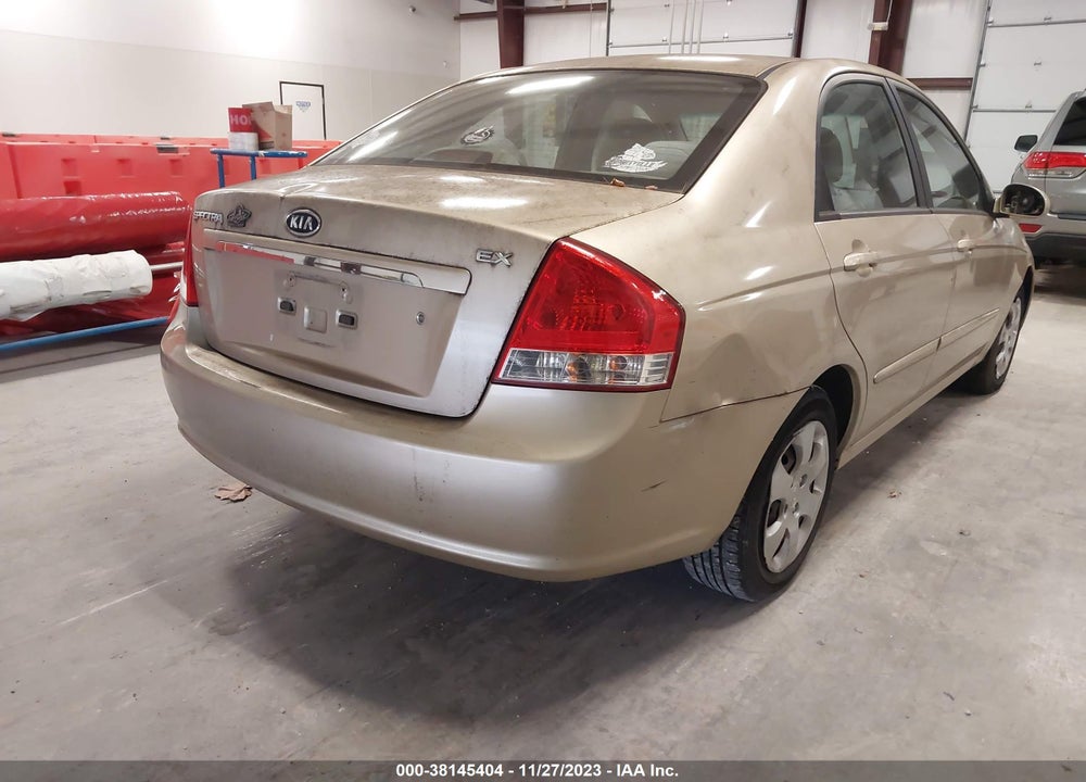 2009 KIA SPECTRA VIN: KNAFE221195665838