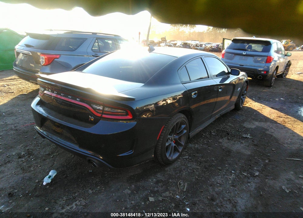 2022 DODGE CHARGER SCAT PACK VIN: 2C3CDXGJ5NH194380