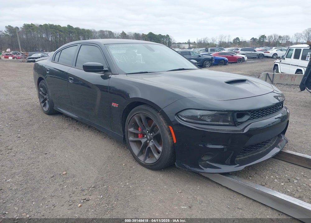 2022 DODGE CHARGER SCAT PACK VIN: 2C3CDXGJ5NH194380