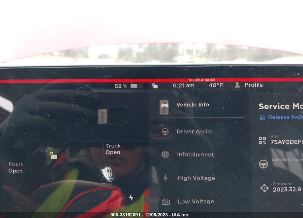 2023 TESLA MODEL Y PERFORMANCE DUAL MOTOR ALL-WHEEL DRIVE/AWD VIN: 7SAYGDEF8PF836754