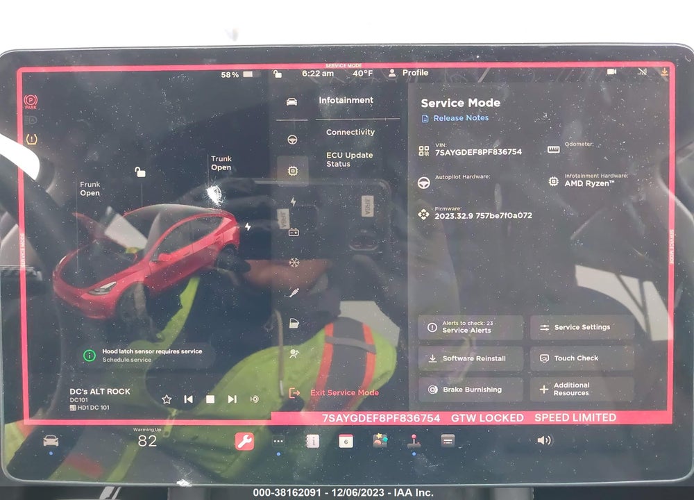 2023 TESLA MODEL Y PERFORMANCE DUAL MOTOR ALL-WHEEL DRIVE/AWD VIN: 7SAYGDEF8PF836754