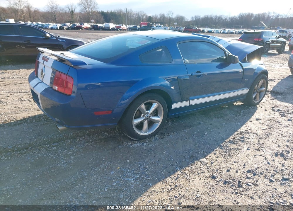 2008 FORD MUSTANG GT DELUXE/GT PREMIUM VIN: 1ZVHT82H285185353