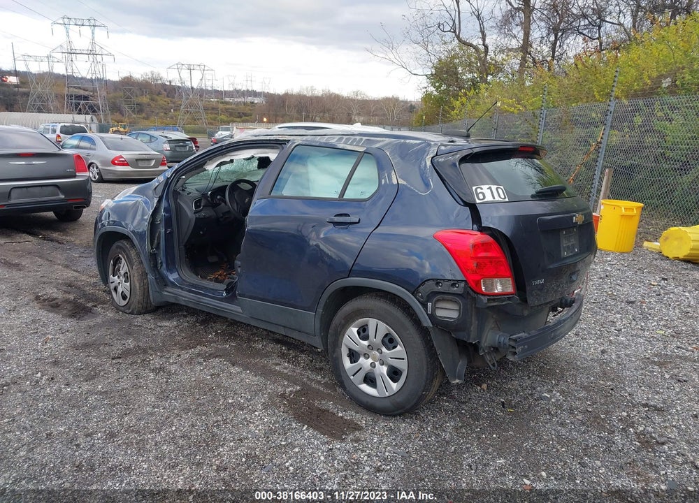 2018 CHEVROLET TRAX LS VIN: 3GNCJKSB8JL199508