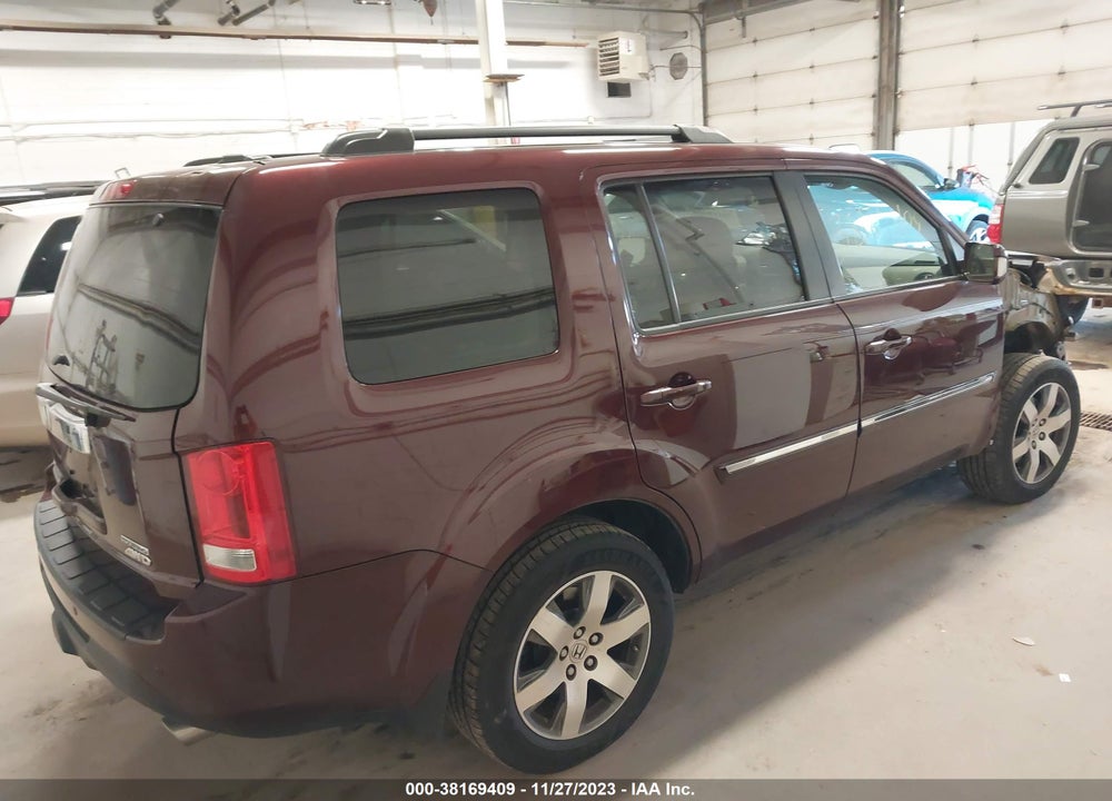 2014 HONDA PILOT TOURING VIN: 5FNYF4H94EB022894