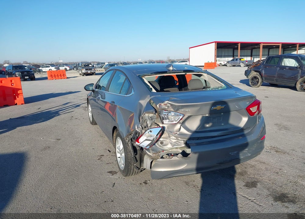 2018 CHEVROLET CRUZE LT AUTO VIN: 1G1BE5SM6J7162756