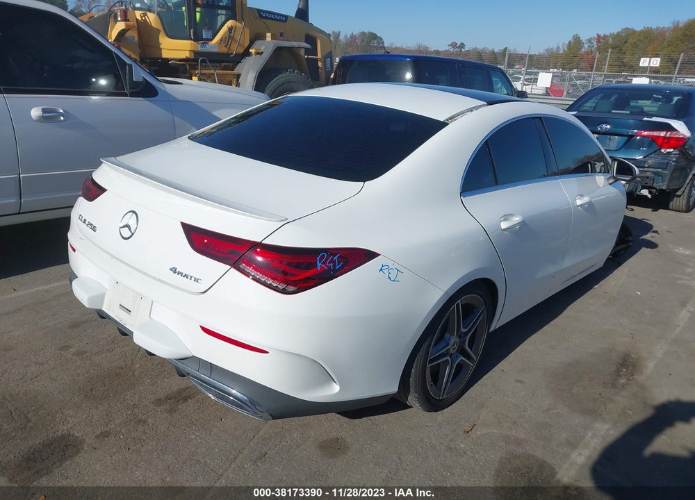 2020 MERCEDES-BENZ CLA 250 VIN: WDD5J4HB3LN034821