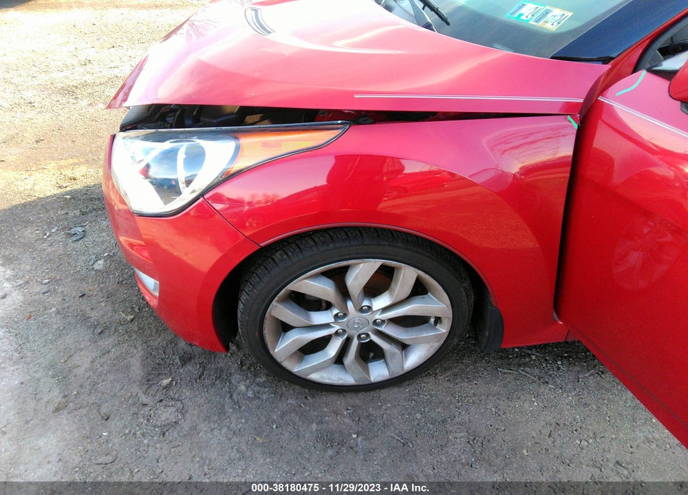 2013 HYUNDAI VELOSTER BASE W/GRAY VIN: KMHTC6AD4DU120158