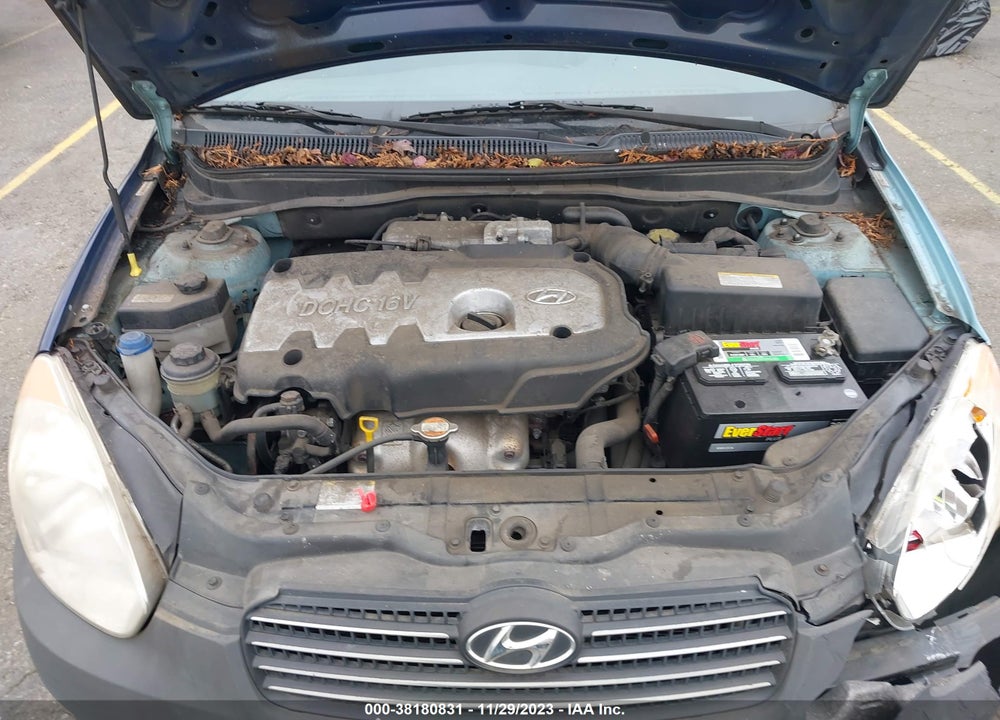2007 HYUNDAI ACCENT GS VIN: KMHCM36C77U044774