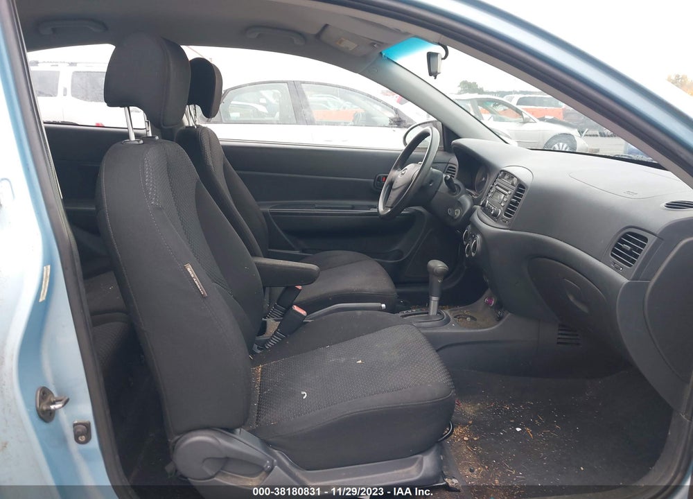 2007 HYUNDAI ACCENT GS VIN: KMHCM36C77U044774