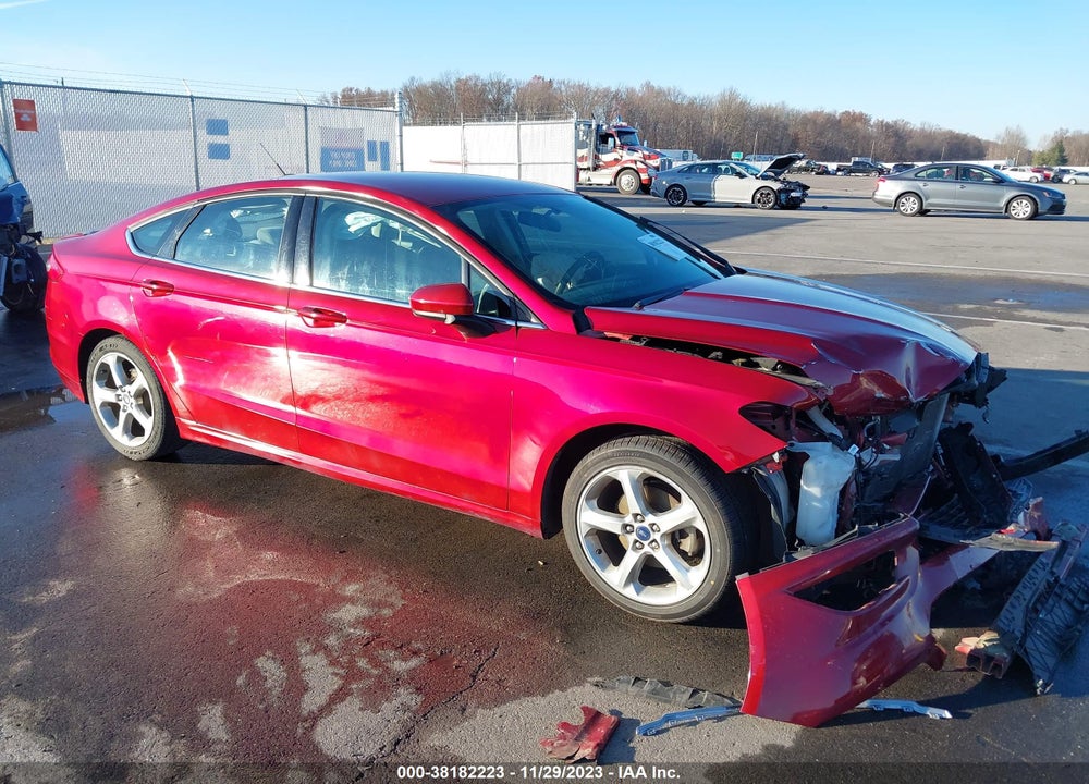 2016 FORD FUSION S VIN: 3FA6P0G76GR337698