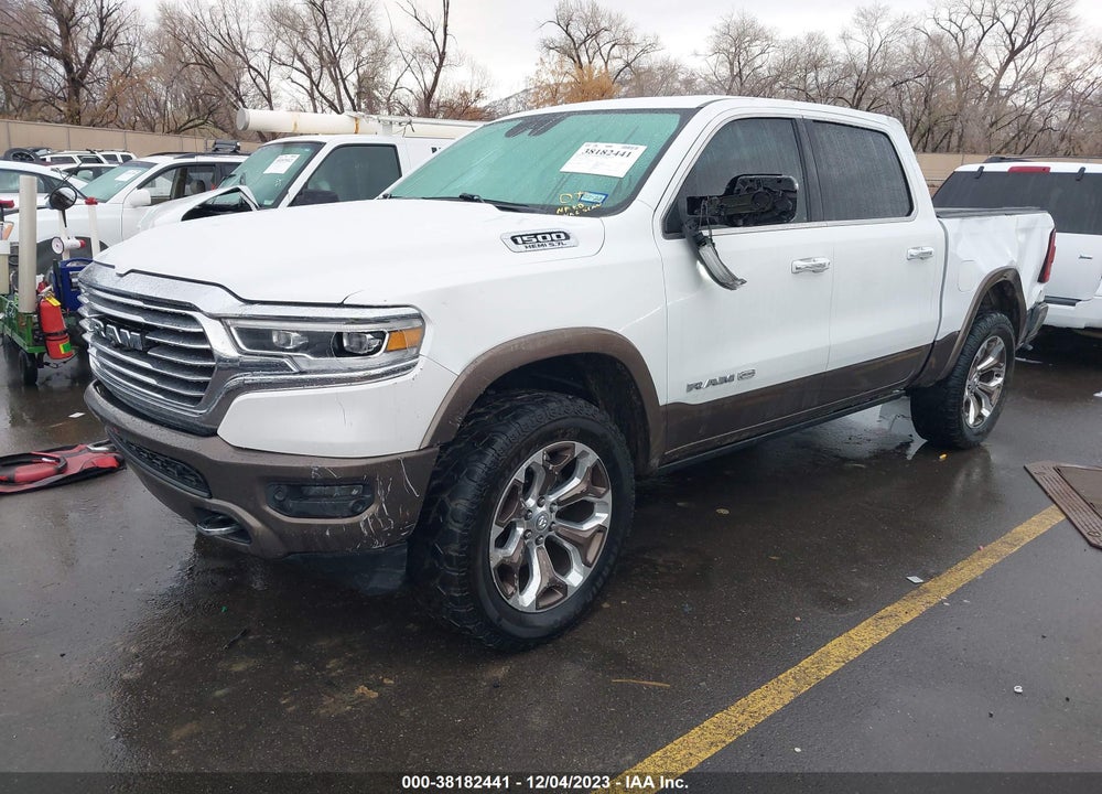 2020 RAM 1500 LAIE LONGHORN  4X4 5'7 BOX VIN: 1C6SRFKT1LN136970
