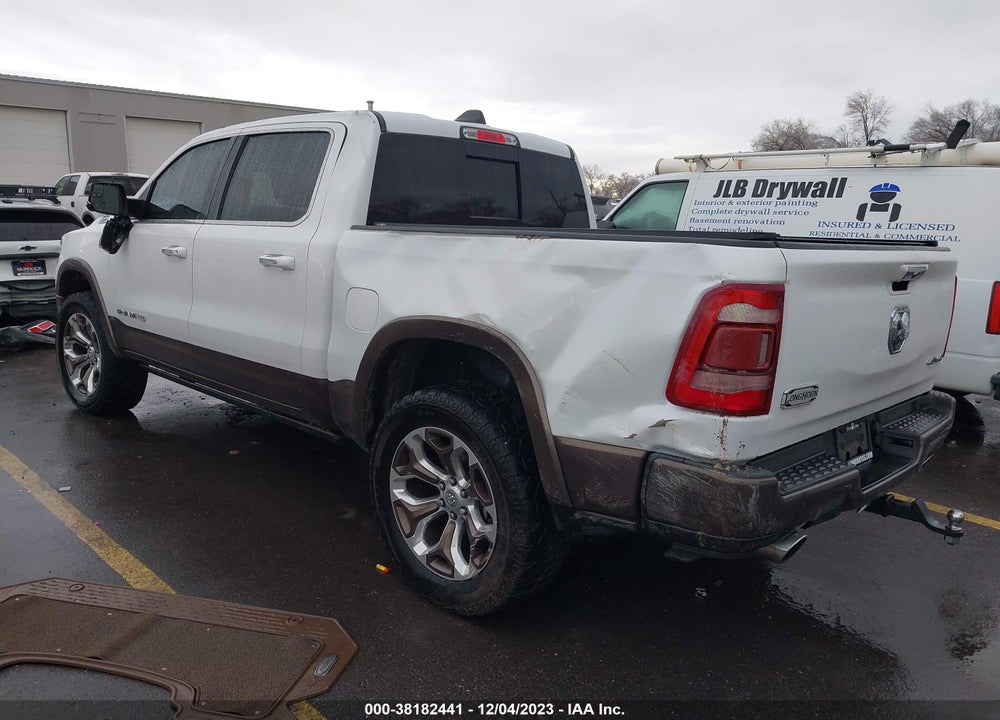 2020 RAM 1500 LAIE LONGHORN  4X4 5'7 BOX VIN: 1C6SRFKT1LN136970