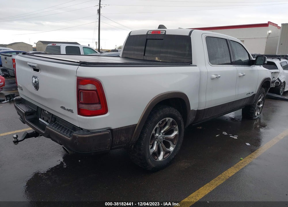 2020 RAM 1500 LAIE LONGHORN  4X4 5'7 BOX VIN: 1C6SRFKT1LN136970