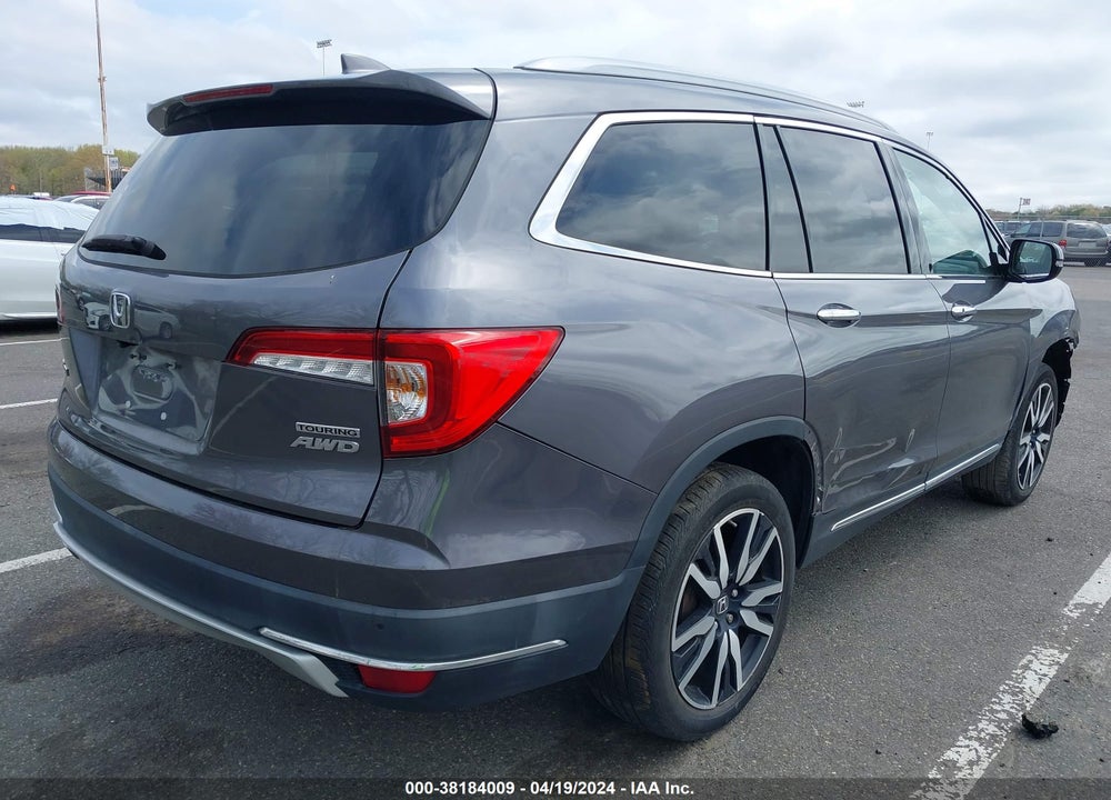 2021 HONDA PILOT AWD TOURING 7 PASSENGER VIN: 5FNYF6H63MB001535
