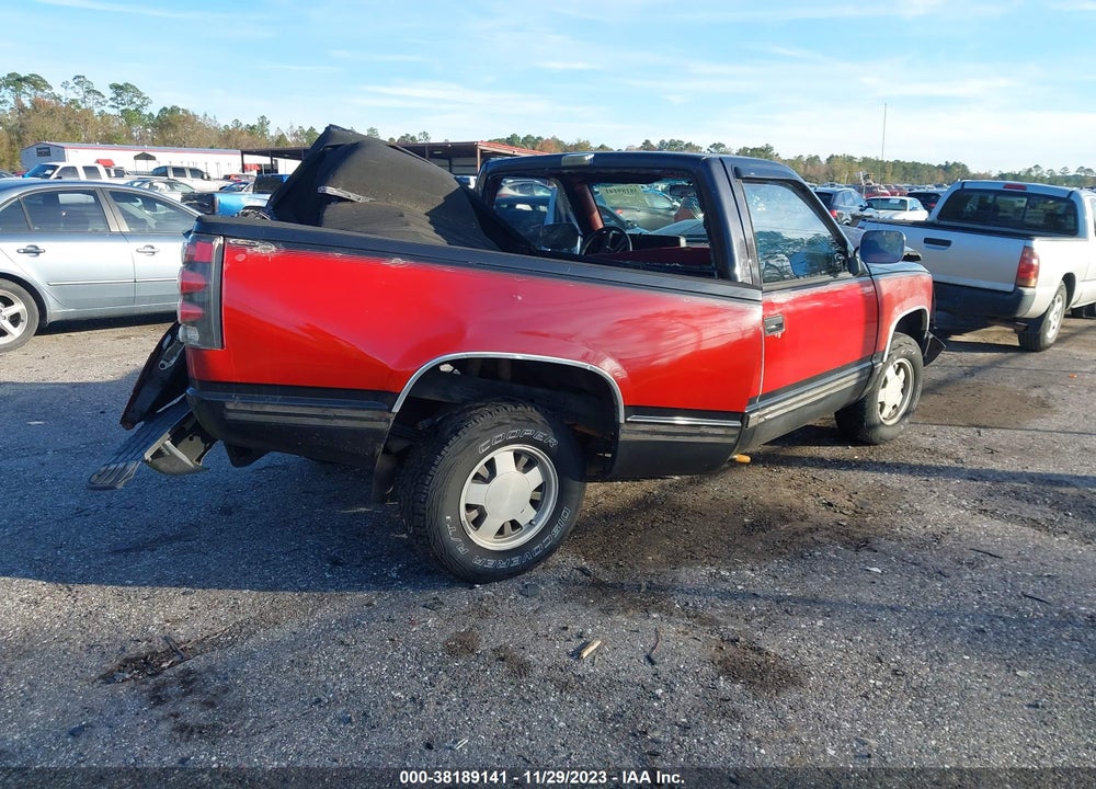1988 CHEVROLET GMT-400 C1500 VIN: 1GCDC14K2JZ295903