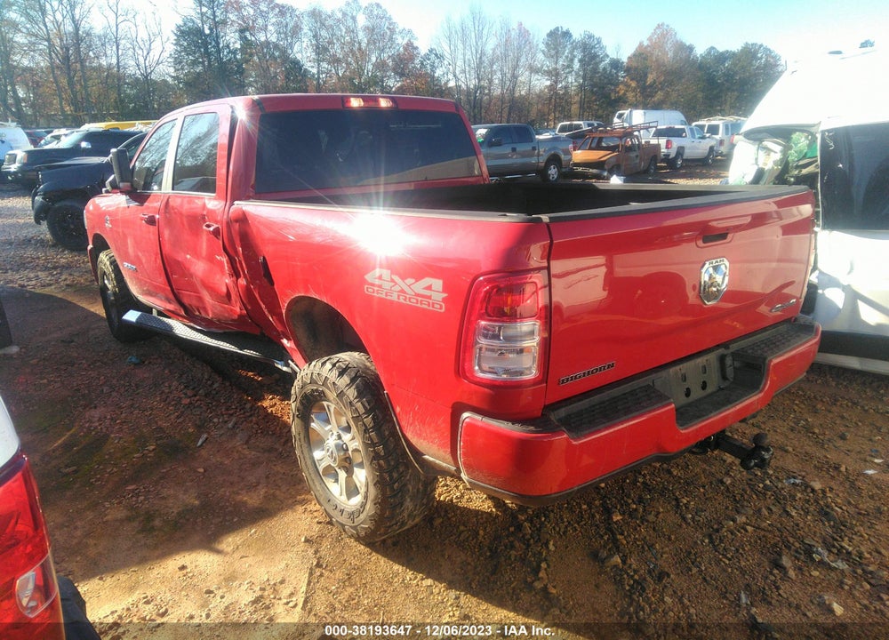 2022 RAM 2500 BIG HORN 4X4 6'4 BOX VIN: 3C6UR5DL0NG170989