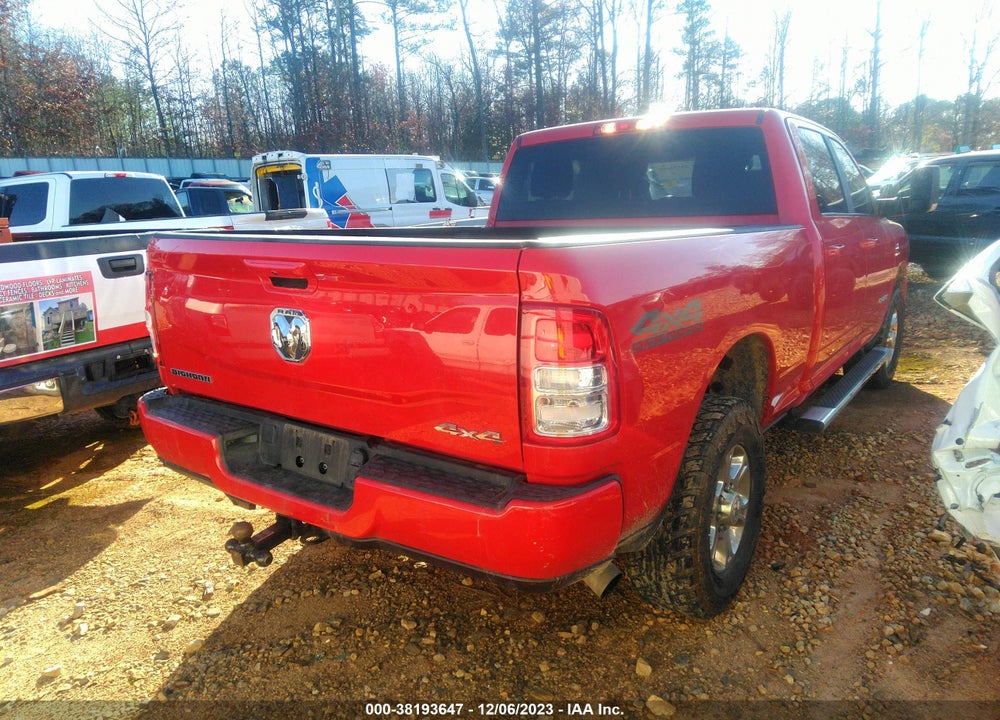 2022 RAM 2500 BIG HORN 4X4 6'4 BOX VIN: 3C6UR5DL0NG170989