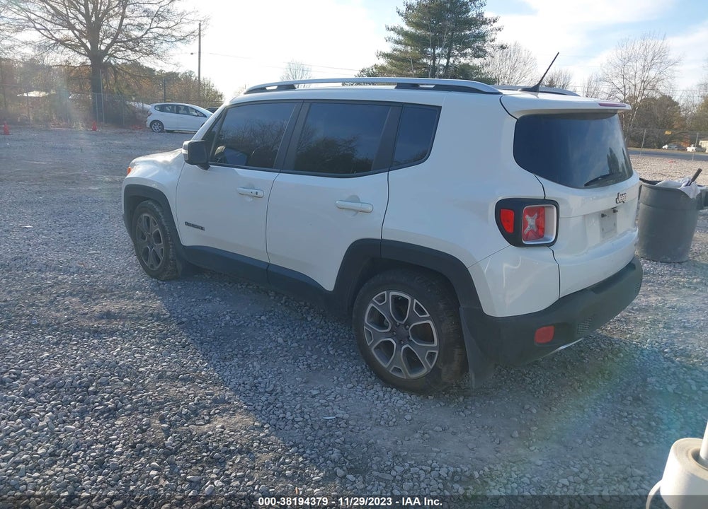 2017 JEEP RENEGADE LIMITED FWD VIN: ZACCJADB7HPG53300