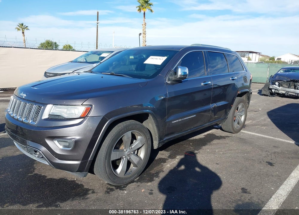 2014 JEEP GRAND CHEROKEE OVERLAND VIN: 1C4RJECG4EC206518