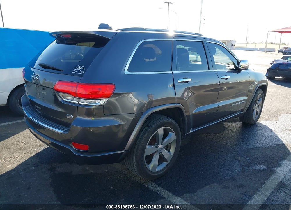 2014 JEEP GRAND CHEROKEE OVERLAND VIN: 1C4RJECG4EC206518