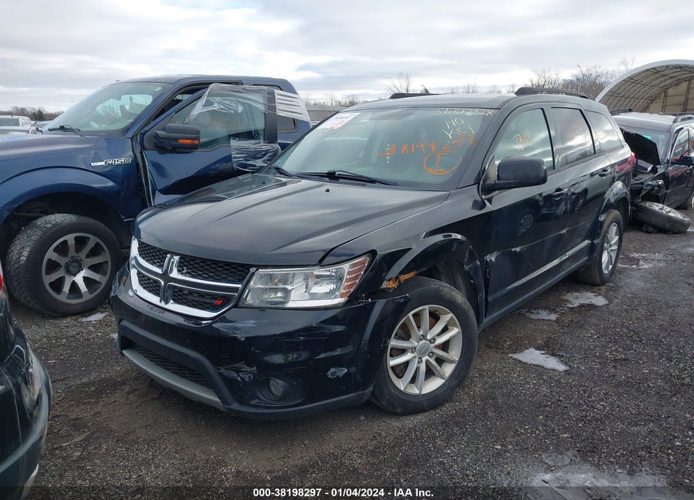 2015 DODGE JOURNEY SXT VIN: 3C4PDCBG0FT743185