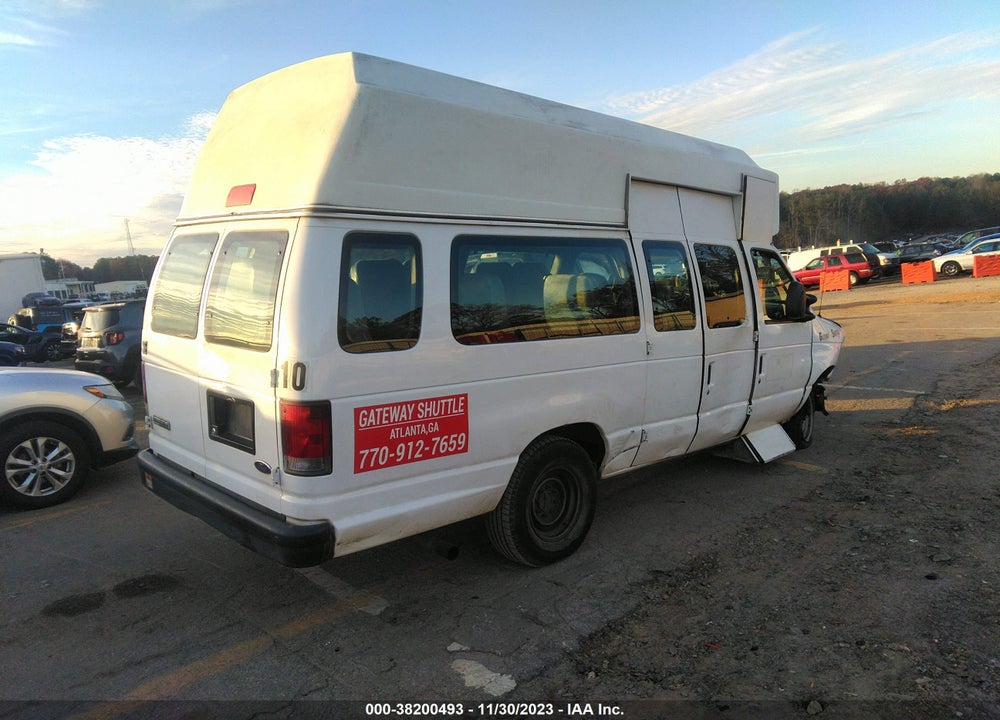2008 FORD E-350 SUPER DUTY COMMERCIAL/RECREATIONAL VIN: 1FT2S34L38DA32339