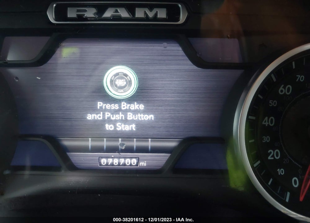 2019 RAM 1500 BIG HORN/LONE STAR 4X4 5'7 BOX VIN: 1C6SRFFT3KN680668