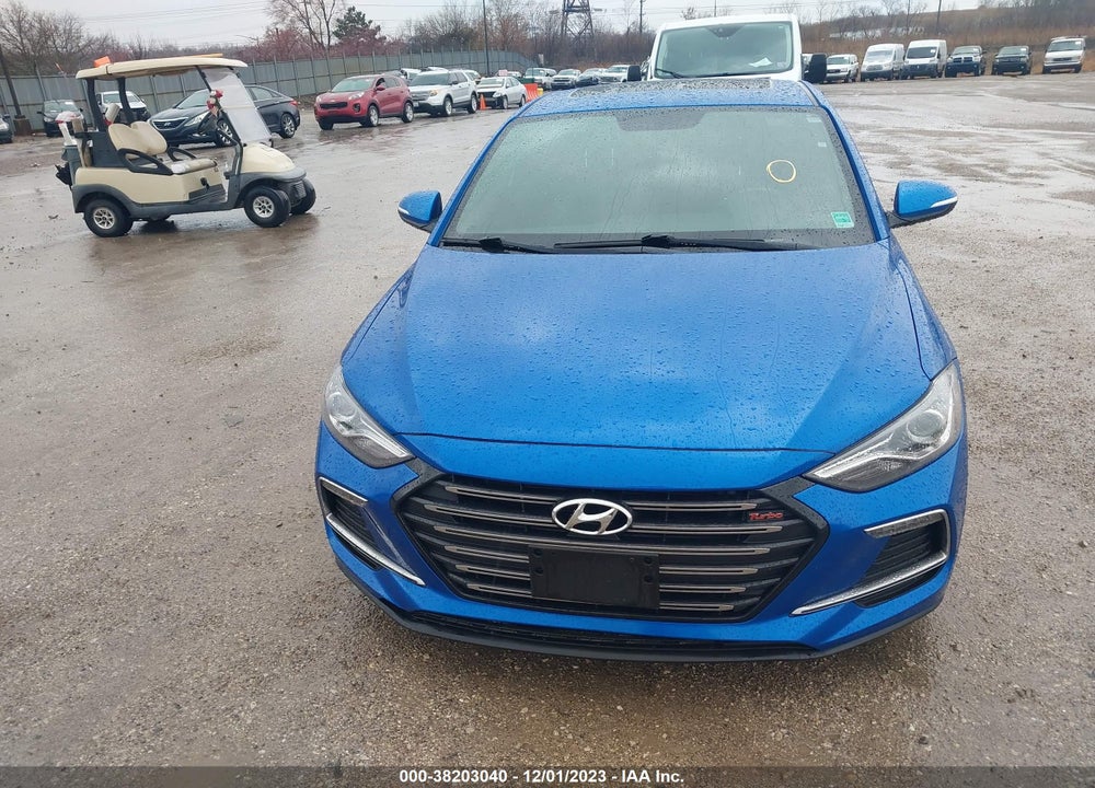 2018 HYUNDAI ELANTRA SPORT VIN: KMHD04LB8JU701431