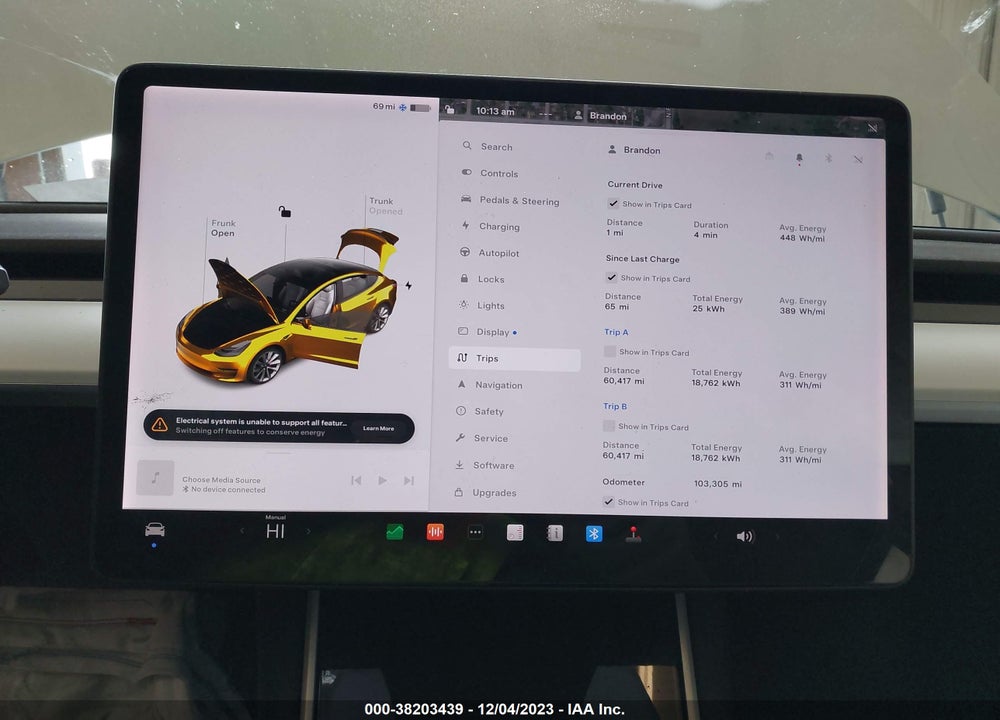 2019 TESLA MODEL 3 VIN: 5YJ3E1EB9KF514349