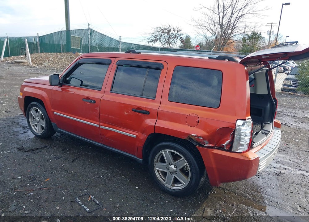 2008 JEEP PATRIOT LIMITED VIN: 1J8FF48WX8D693794