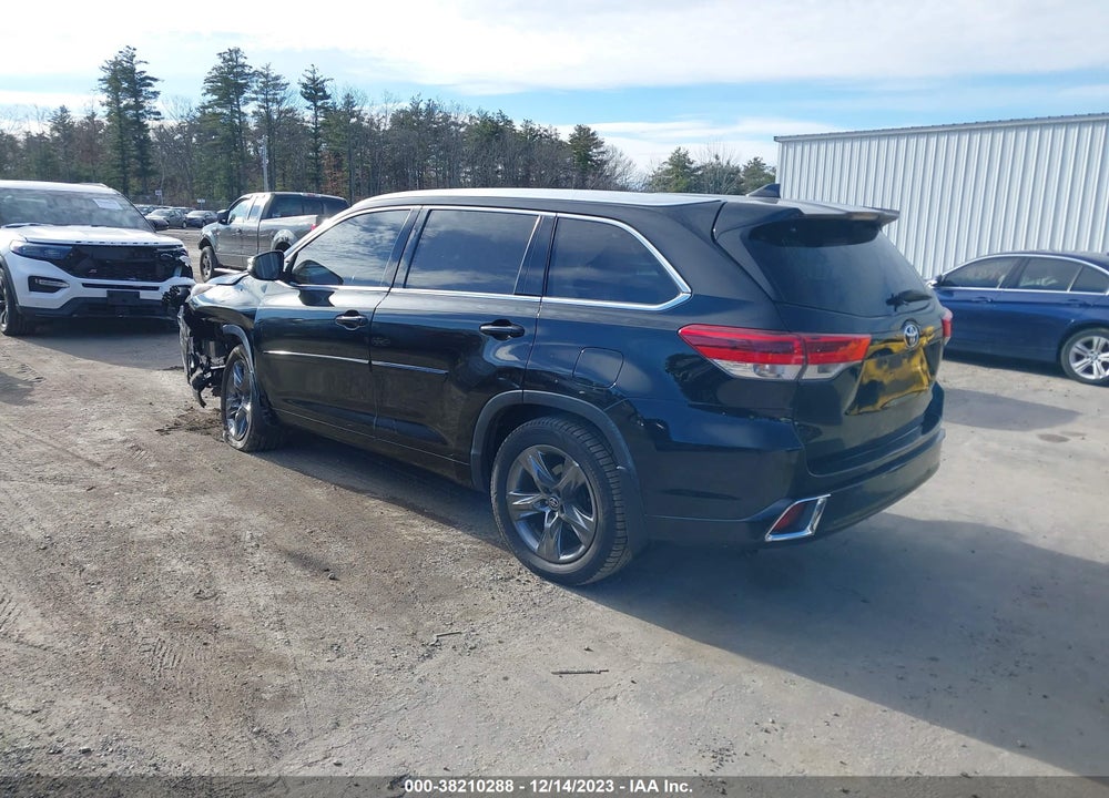 2017 TOYOTA HIGHLANDER LIMITED/PLATINUM VIN: 5TDDZRFH6HS386229