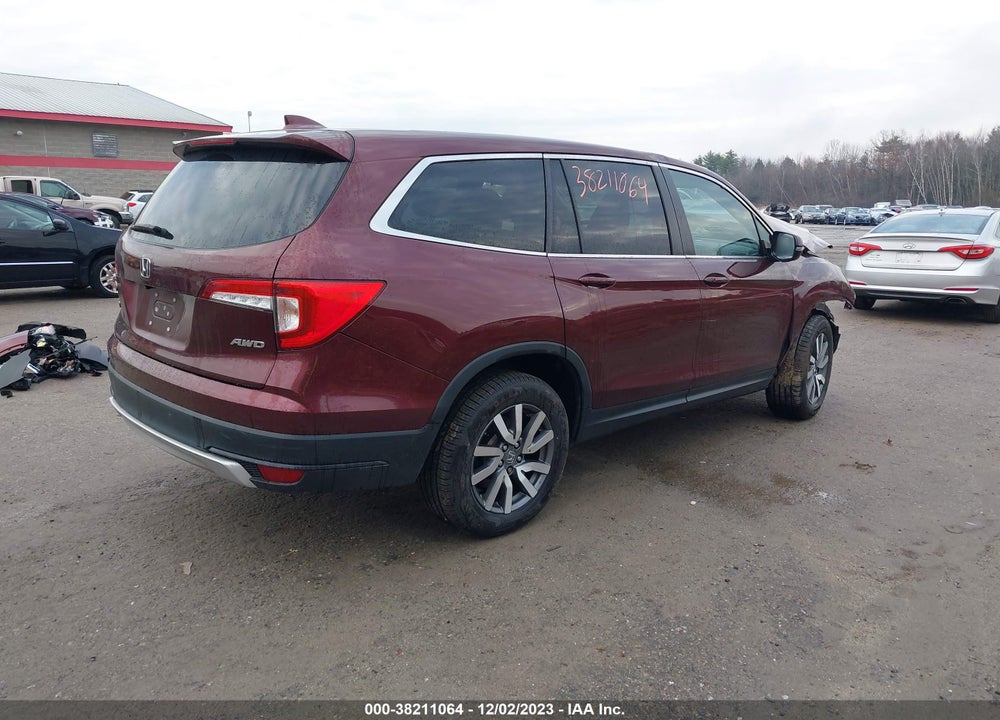 2021 HONDA PILOT AWD EX-L VIN: 5FNYF6H55MB061209