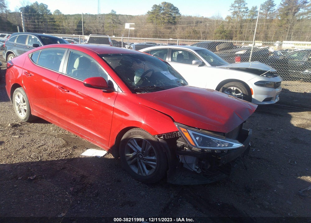 2020 HYUNDAI ELANTRA SEL VIN: KMHD84LF3LU043094