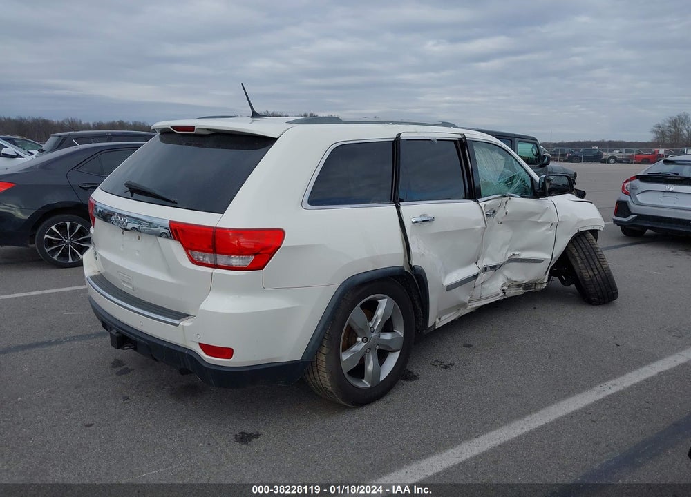 2012 JEEP GRAND CHEROKEE OVERLAND VIN: 1C4RJFCG2CC155247