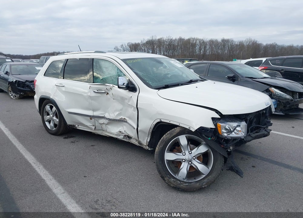 2012 JEEP GRAND CHEROKEE OVERLAND VIN: 1C4RJFCG2CC155247