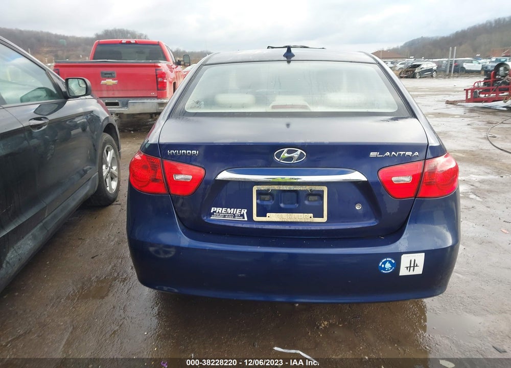 2010 HYUNDAI ELANTRA GLS VIN: KMHDU4ADXAU998520