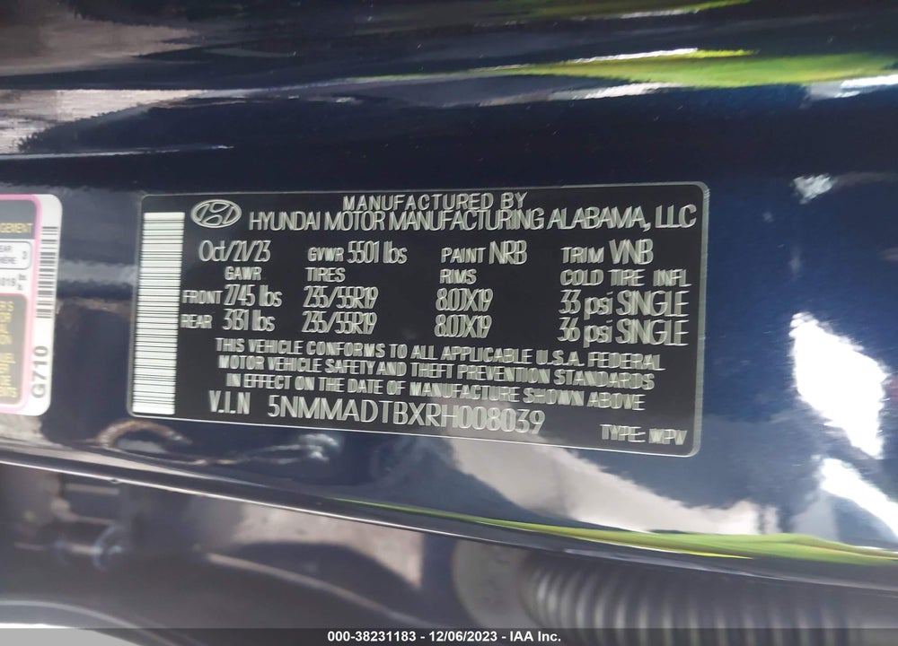 2024 GENESIS GV70 2.5T AWD VIN: 5NMMADTBXRH008039
