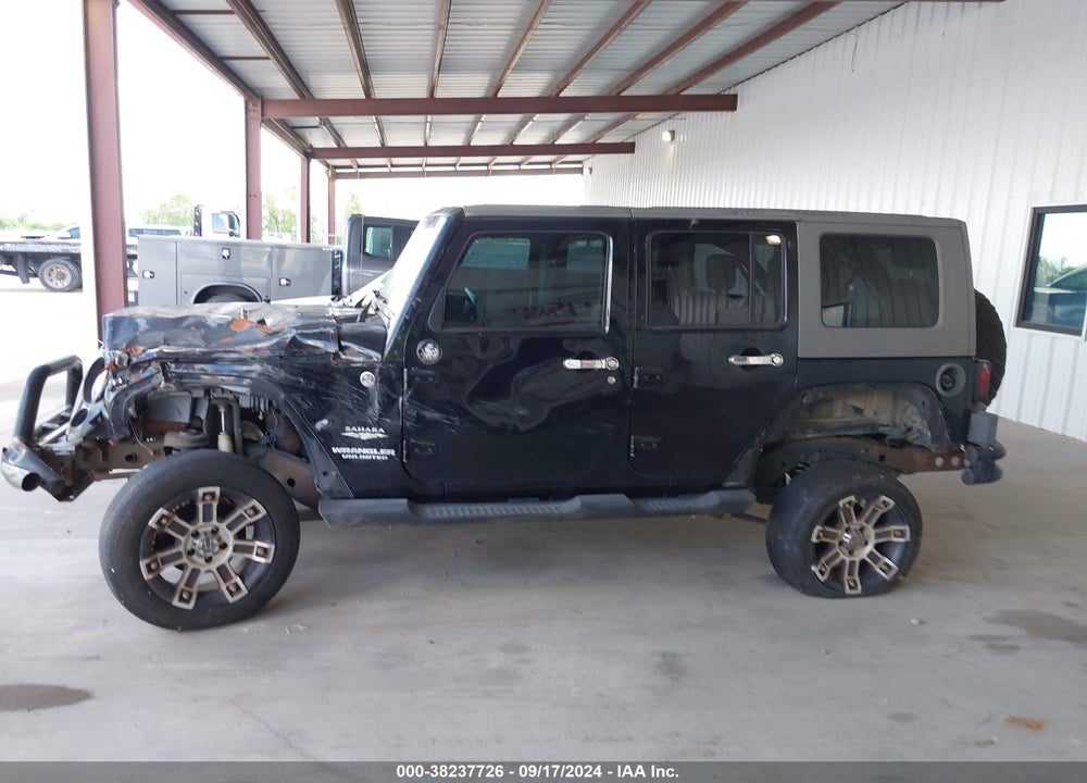 2008 JEEP WRANGLER UNLIMITED SAHARA VIN: 1J4GA59158L609531