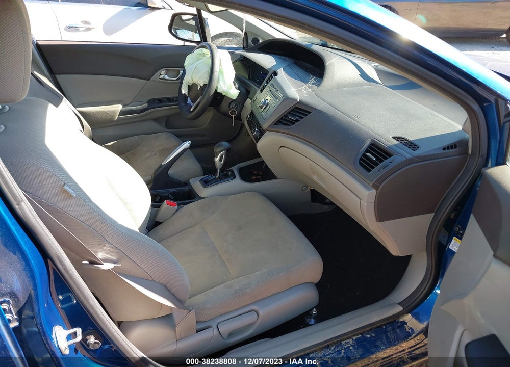 2012 HONDA CIVIC EX VIN: 19XFB2F8XCE078407