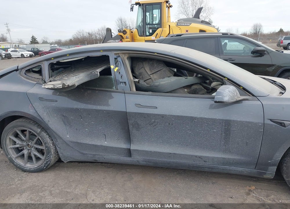 2022 TESLA MODEL 3 LONG RANGE DUAL MOTOR ALL-WHEEL DRIVE VIN: 5YJ3E1EB1NF230847