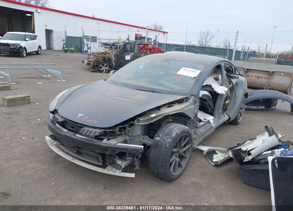 2022 TESLA MODEL 3 LONG RANGE DUAL MOTOR ALL-WHEEL DRIVE VIN: 5YJ3E1EB1NF230847