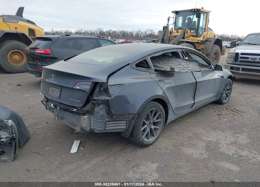 2022 TESLA MODEL 3 LONG RANGE DUAL MOTOR ALL-WHEEL DRIVE VIN: 5YJ3E1EB1NF230847