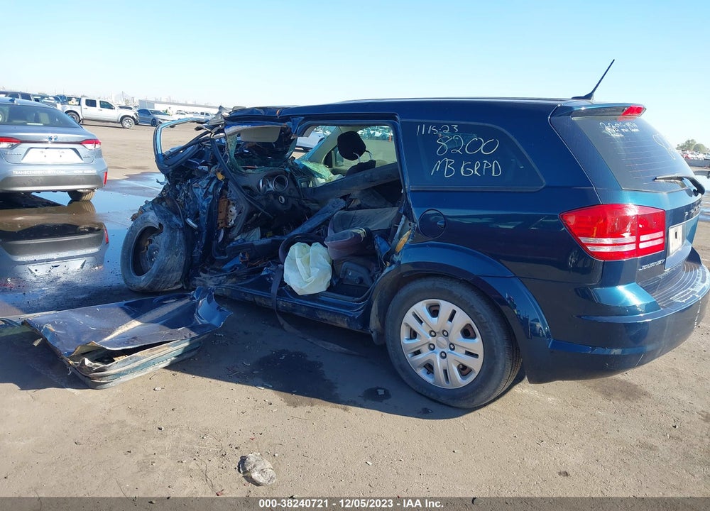 2015 AMERICAN DODGE JOURNEY  VALUE PKG VIN: 3C4PDCAB8FT588200
