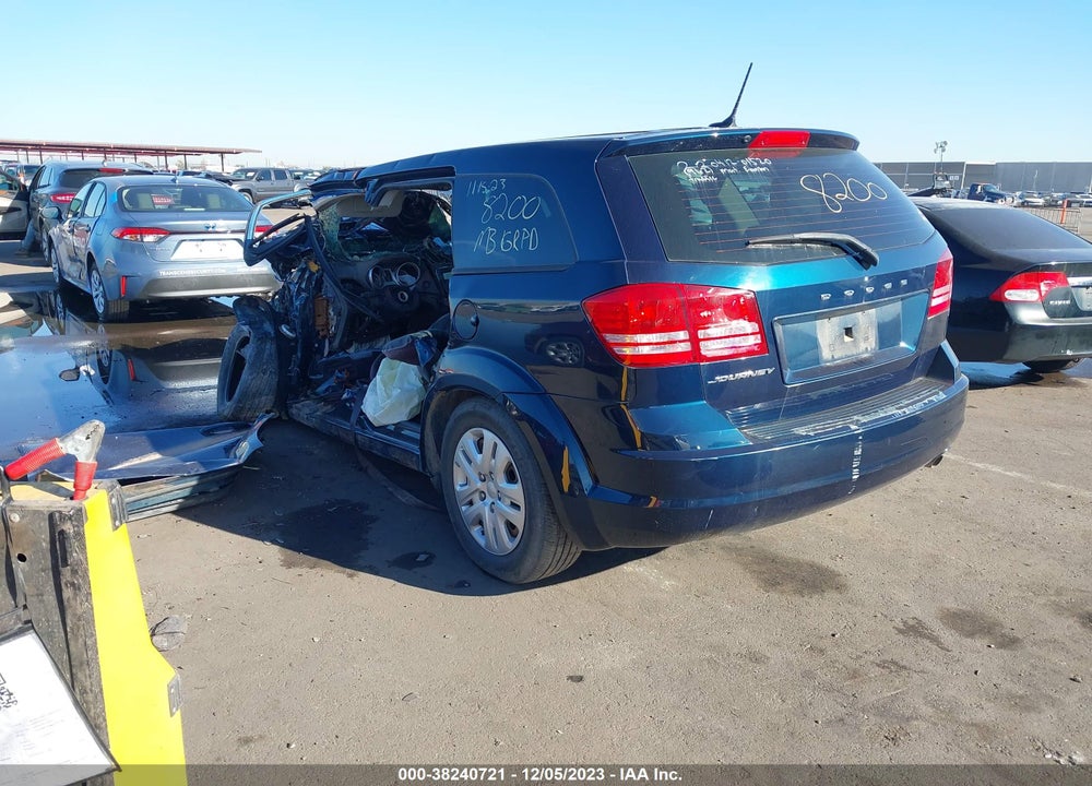 2015 AMERICAN DODGE JOURNEY  VALUE PKG VIN: 3C4PDCAB8FT588200