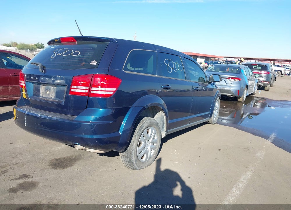2015 AMERICAN DODGE JOURNEY  VALUE PKG VIN: 3C4PDCAB8FT588200